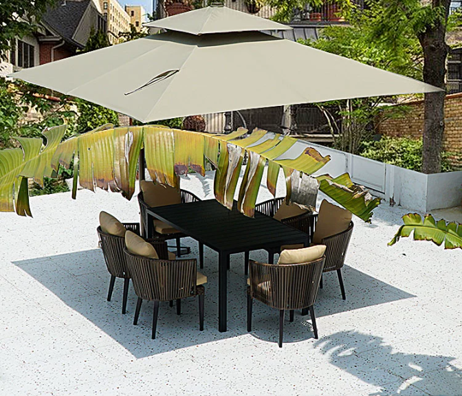 防曬遮陽傘庭院傘花園室外傘