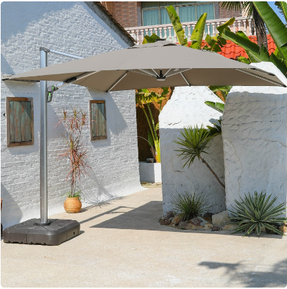 太陽能燈別墅羅馬傘陽臺花園室外傘